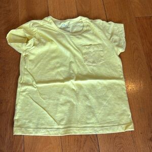 Primary 4-5Y Pocket Tee in Lemon